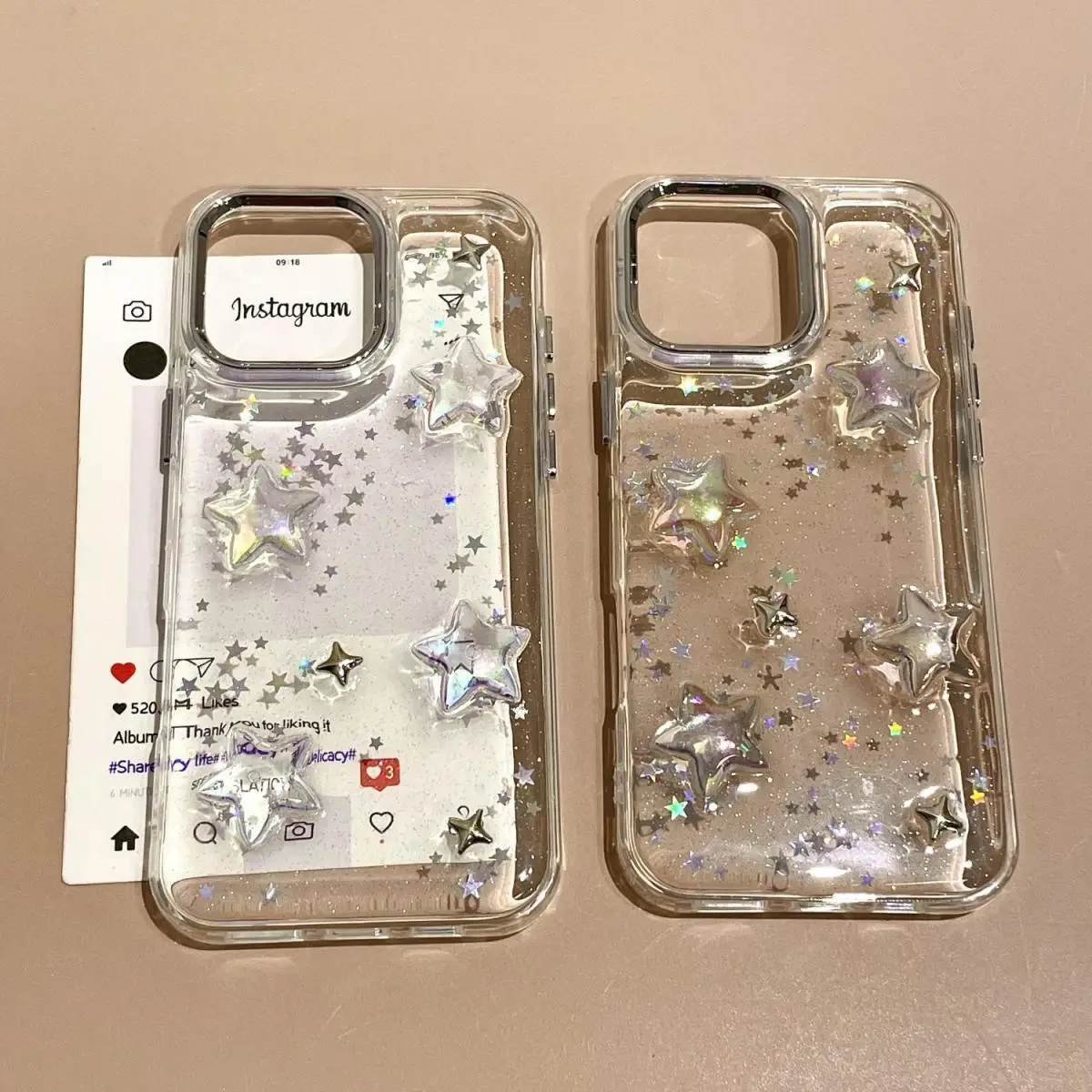 Phone Case For iPhone 16 15 14 13 12 Pro Max New Japanese Korean Style INS Laser 3D Stars Pattern Transparent Protective Cover
Phone Case For iPhone 16 15 14 13 12 Pro Max New Japanese Korean Style INS Laser 3D Stars Pattern Transparent Protective Cover