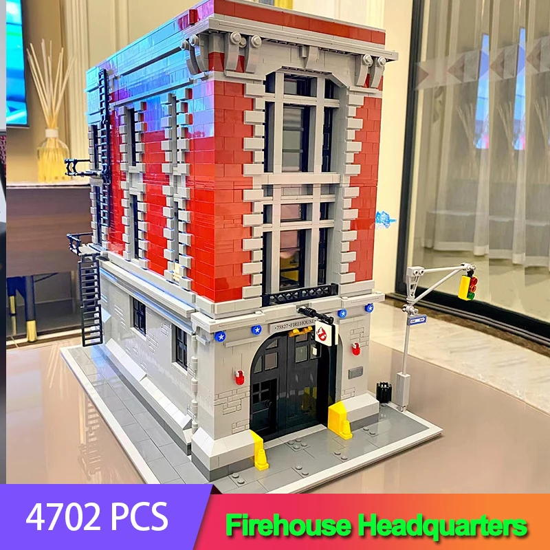 In Stock Ghostbusters Firehouse Headquarters 4634PCS Building Blocks Bricks Kit Compatible 75827 Christmas Birthday Gifts
In Stock Ghostbusters Firehouse Headquarters 4634PCS Building Blocks Bricks Kit Compatible 75827 Christmas Birthday Gifts