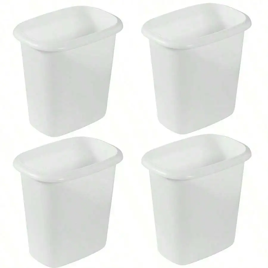 6 Quart Bedroom Bathroom And Office Wastebasket Trash Can 4 Pack
6 Quart Bedroom Bathroom And Office Wastebasket Trash Can 4 Pack