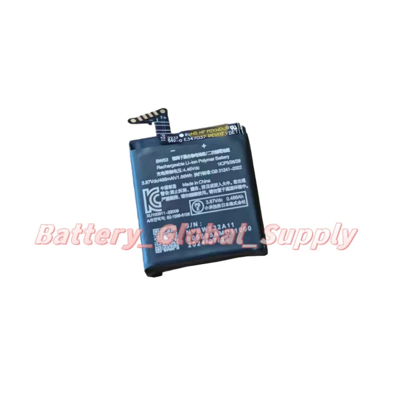Battery for smartwatch S1Pro M2134W1 BW53 3.87v 486mAh Reliable, brand new 1PC
Battery for smartwatch S1Pro M2134W1 BW53 3.87v 486mAh Reliable, brand new 1PC