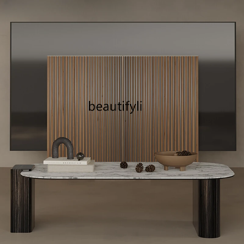 Italian Minimalist Large Apartment Living Room Stone Plate Art Tea Table Modern Rectangular Tea Table
Italian Minimalist Large Apartment Living Room Stone Plate Art Tea Table Modern Rectangular Tea Table