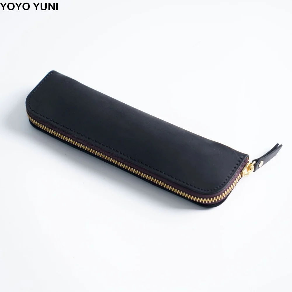 Portable Handmade Pencil Case Zipper Closure Compact Pen Bag Retro Cowhide Vintage Pencil Case School Supplies
Portable Handmade Pencil Case Zipper Closure Compact Pen Bag Retro Cowhide Vintage Pencil Case School Supplies