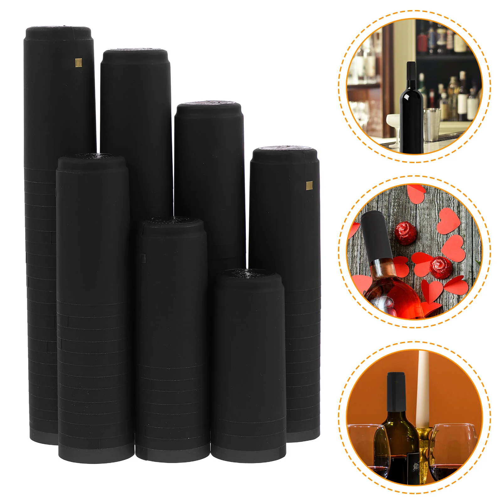 100 Pcs Red Bottle Sealing Film Shrink Capsules Top Covers Wrap Household Pvc for Heat Bottles
100 Pcs Red Bottle Sealing Film Shrink Capsules Top Covers Wrap Household Pvc for Heat Bottles