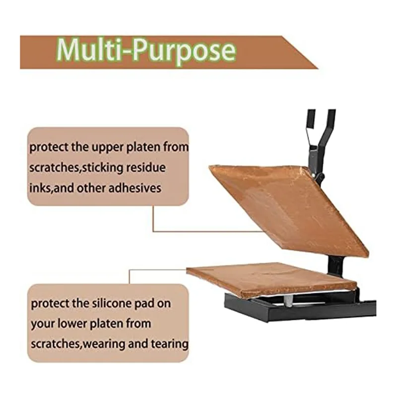 2025+2 PCS Heat Platen Wrap Cover, Heat Protector for Protecting Sublimation Heat Pressing Machine A White
2025+2 PCS Heat Platen Wrap Cover, Heat Protector for Protecting Sublimation Heat Pressing Machine A White