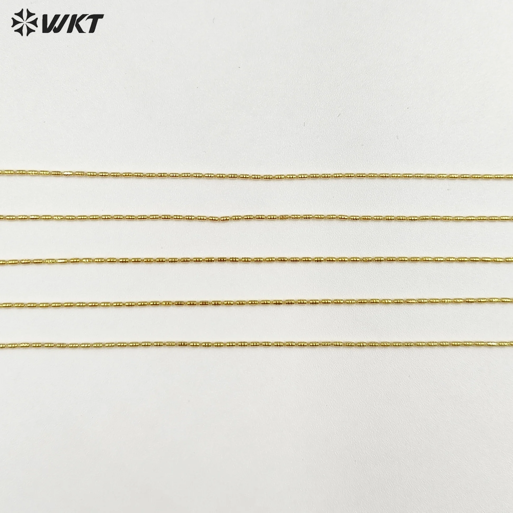 WT-JFN50 10PCS Unique Simple Elegant Yellow Brass 16+2inch With 18k Real Gold Plated Necklace For Women ACC
WT-JFN50 10PCS Unique Simple Elegant Yellow Brass 16+2inch With 18k Real Gold Plated Necklace For Women ACC