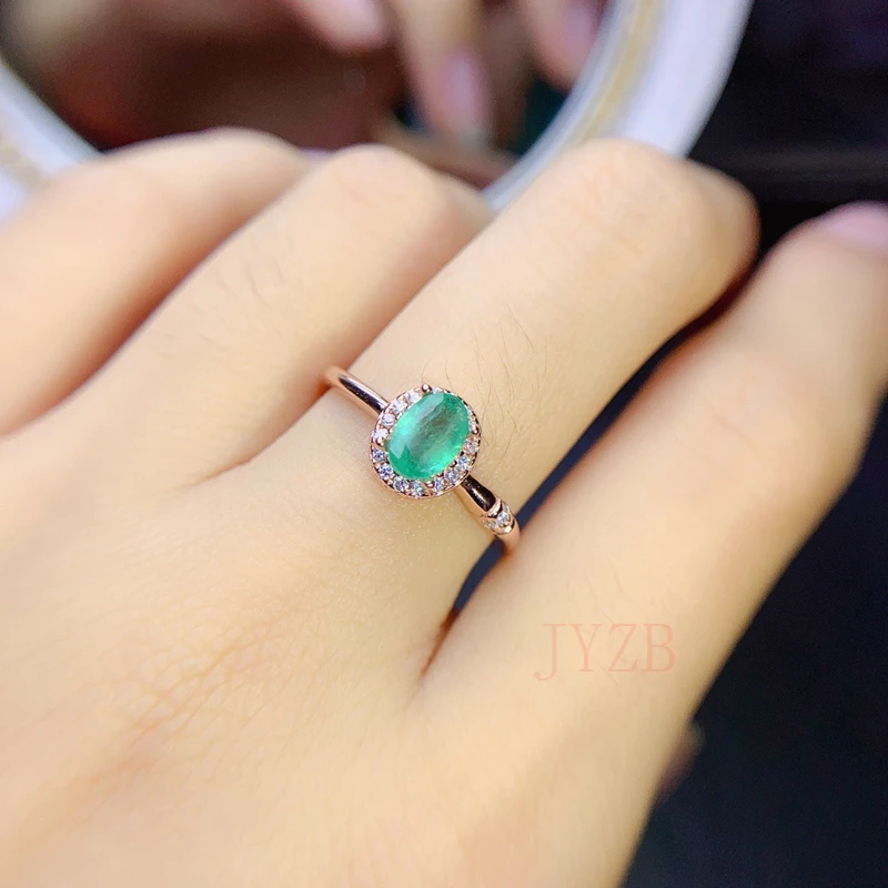 Natural Columbia Oval emerald engagement ring women's wedding party gift fashion jewelry
Natural Columbia Oval emerald engagement ring women's wedding party gift fashion jewelry