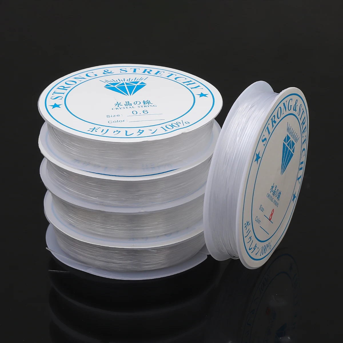 Multi-Size Nylon Beading Cord (0.25/0.3/0.35/0.4/0.45/0.5/0.6/0.8mm) Clear Non-Stretch Jewelry Thread for DIY Crafts
Multi-Size Nylon Beading Cord (0.25/0.3/0.35/0.4/0.45/0.5/0.6/0.8mm) Clear Non-Stretch Jewelry Thread for DIY Crafts