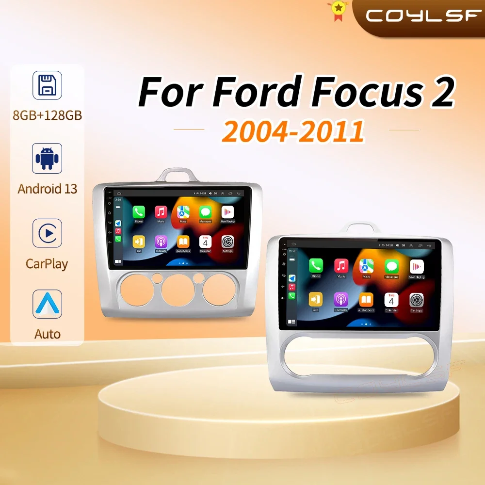 Android 13 Car Radio for Ford Focus 2 3 Mk2 Mk3 2004 2005 - 2011 Multimedia Player Navigation GPS 2Din Carplay Stereo DVD
Android 13 Car Radio for Ford Focus 2 3 Mk2 Mk3 2004 2005 - 2011 Multimedia Player Navigation GPS 2Din Carplay Stereo DVD