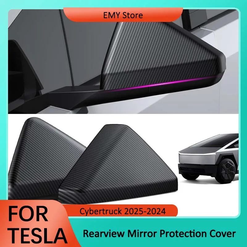 Для Tesla Cybertruck дверные боковые зеркала заднего вида, колпачки из 2 шт., матовые защитные чехлы из АБС-пластика из углеродного волокна, аксессуары 2025
Для Tesla Cybertruck дверные боковые зеркала заднего вида, колпачки из 2 шт., матовые защитные чехлы из АБС-пластика из углеродного волокна, аксессуары 2025