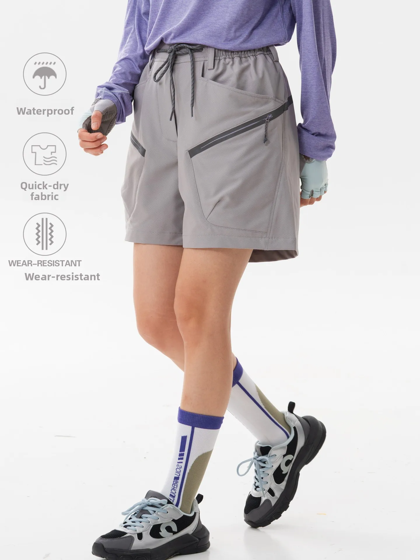 American Sports Zipper Color Block Pocket Workwear Shorts Men Women Summer Outdoor Quick Dry Breathable Loose Casual Three-qu...
American Sports Zipper Color Block Pocket Workwear Shorts Men Women Summer Outdoor Quick Dry Breathable Loose Casual Three-qu...