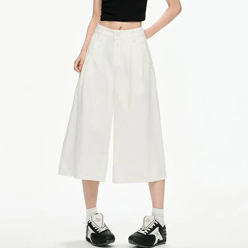 2025 Summer Fashion White Denim Casual Pants for Women Loose Straight Cargo Pants Capris Wide Leg Pants Streetwear Trousers
2025 Summer Fashion White Denim Casual Pants for Women Loose Straight Cargo Pants Capris Wide Leg Pants Streetwear Trousers