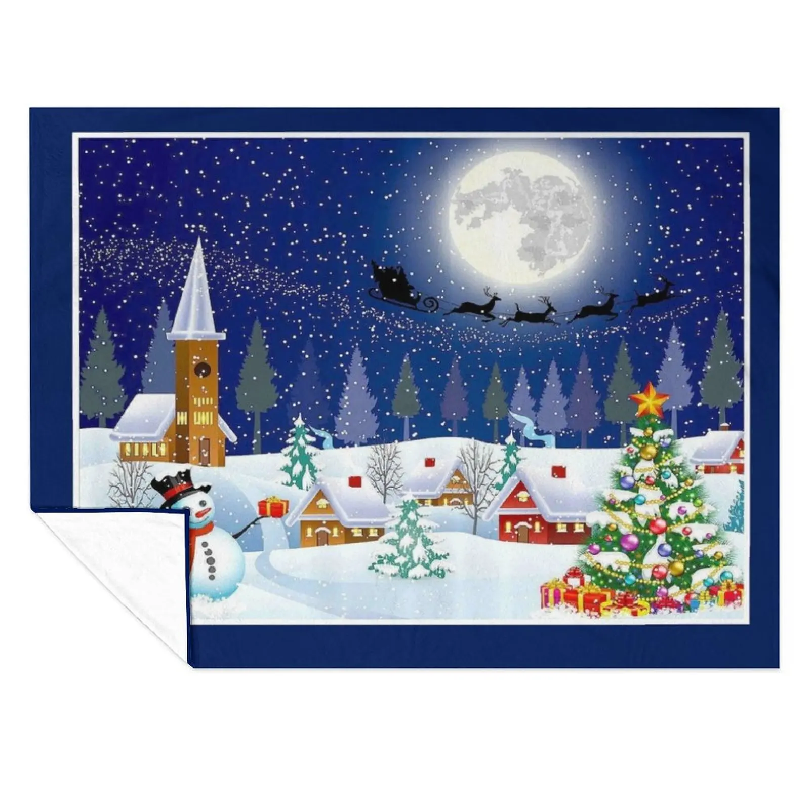 CHRISTMAS : Winter Country Scene Print Throw Blanket Cute Plaid Beautifuls Bed Fashionable Stuffeds Blankets
CHRISTMAS : Winter Country Scene Print Throw Blanket Cute Plaid Beautifuls Bed Fashionable Stuffeds Blankets