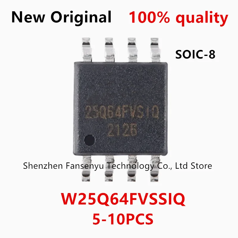 (5-10piece)100% New W25Q64FVSSIQ W25Q64FVSIQ 25Q64FVSIQ 25Q64 sop8 Chipset
(5-10piece)100% New W25Q64FVSSIQ W25Q64FVSIQ 25Q64FVSIQ 25Q64 sop8 Chipset
