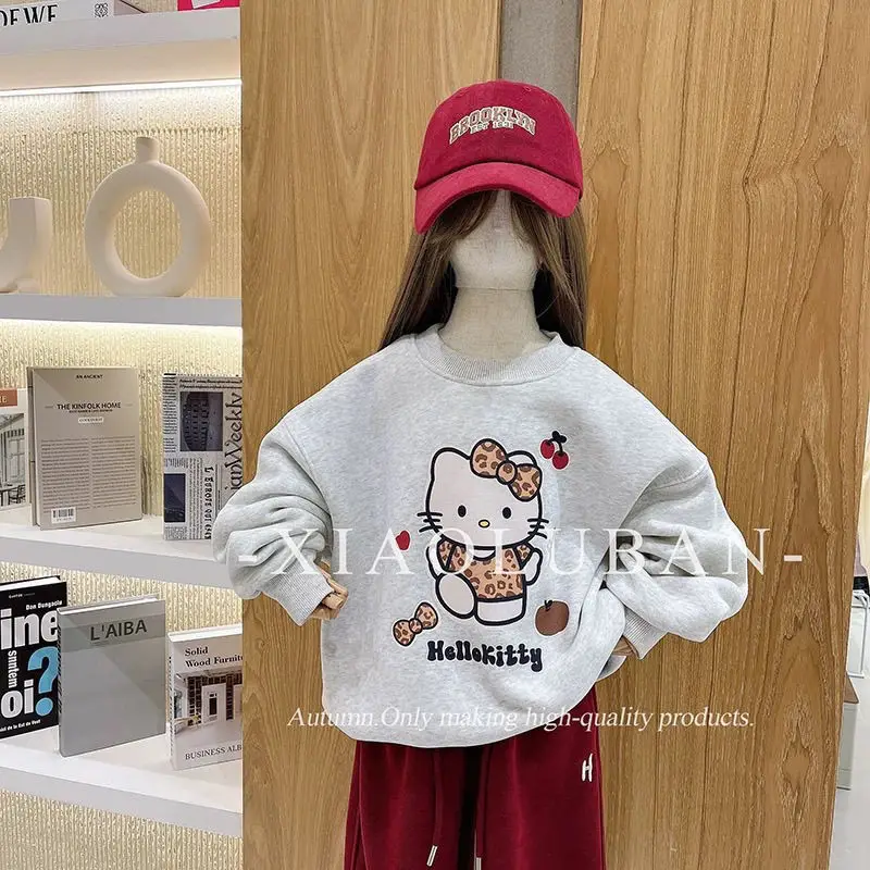 Kawaii Hello Kitty Sanrio Student Cute Cartoon Long Sleeve Hoodie Comfortable Warm Sportswear Children Birthday Gift for Kids
Kawaii Hello Kitty Sanrio Student Cute Cartoon Long Sleeve Hoodie Comfortable Warm Sportswear Children Birthday Gift for Kids