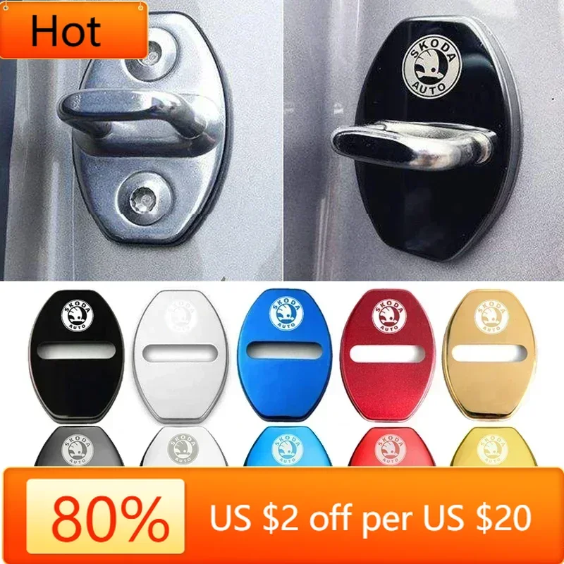 For Skoda Car Sticker 2025 New Car Door Lock Cover for SKODA Emblem Octavia Superb Kodiaq Fabia Rapid Spaceback Karoq Yeti Kamiq
For Skoda Car Sticker 2025 New Car Door Lock Cover for SKODA Emblem Octavia Superb Kodiaq Fabia Rapid Spaceback Karoq Yeti Kamiq