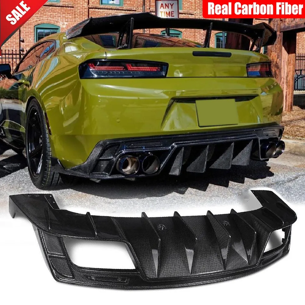 For Chevrolet Camaro 2016-24 Real Carbon Fiber Rear Bumper Diffuser Lip Body kit Car Accessories
For Chevrolet Camaro 2016-24 Real Carbon Fiber Rear Bumper Diffuser Lip Body kit Car Accessories