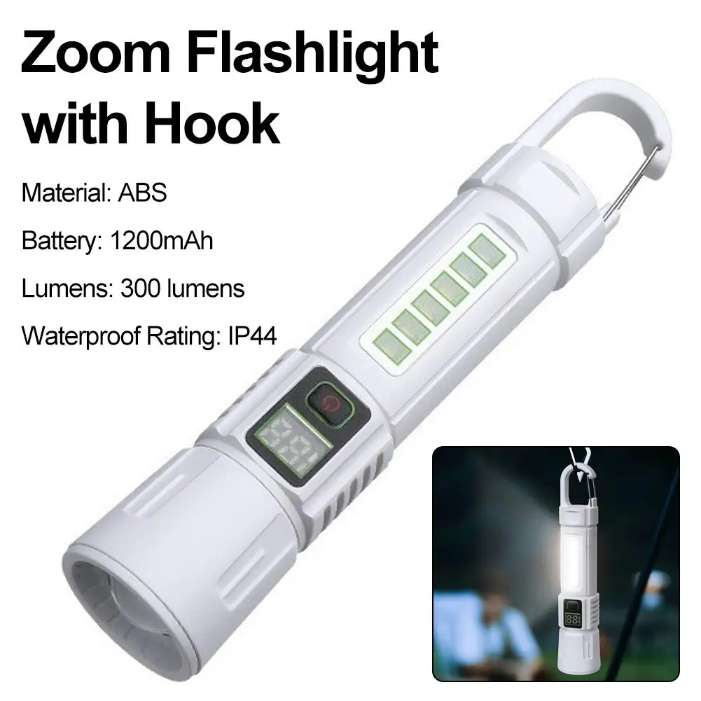 Rechargeable Ultra-Bright Far-Reaching Compact Portable Light & Extendable Strong Outdoor Flashligh with LED Home Multi-Fun A5V6
Rechargeable Ultra-Bright Far-Reaching Compact Portable Light & Extendable Strong Outdoor Flashligh with LED Home Multi-Fun A5V6