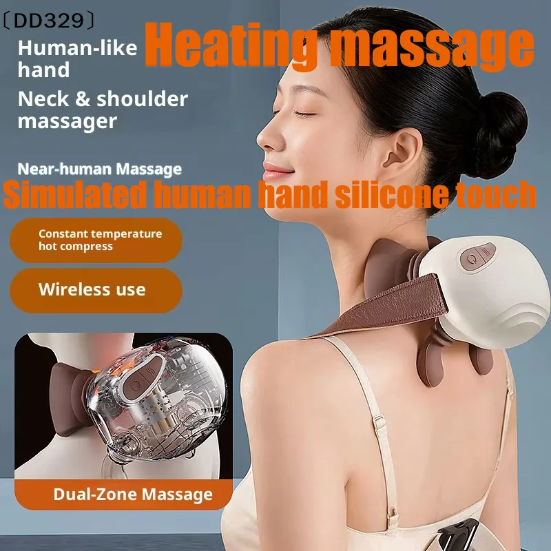Neck Massager With Real Hand Simulation Wireless Portable Neck And Back Massager 4D Kneading Massage Design 〔DD329〕
Neck Massager With Real Hand Simulation Wireless Portable Neck And Back Massager 4D Kneading Massage Design 〔DD329〕