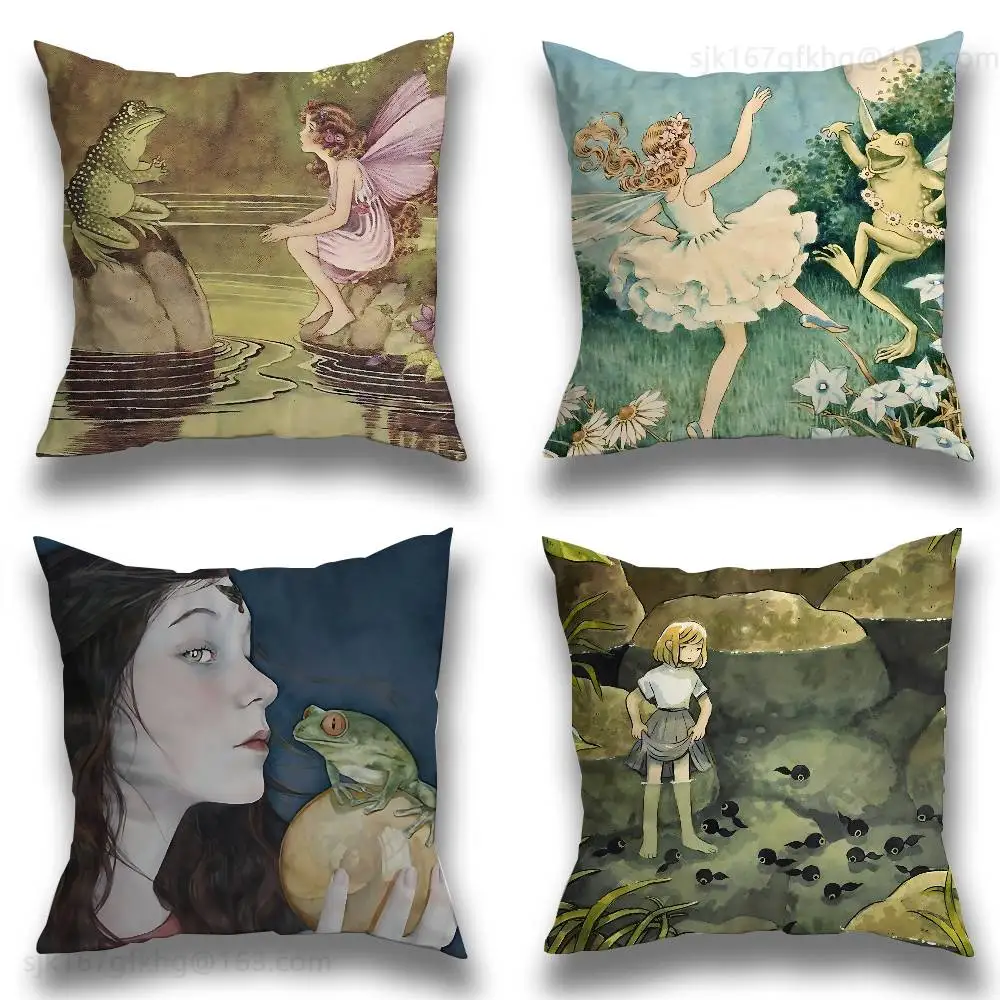 Vintage Frog Fairy pillow cover living room sofa cushion cover bedroom room bed pillow cover home decoration
Vintage Frog Fairy pillow cover living room sofa cushion cover bedroom room bed pillow cover home decoration