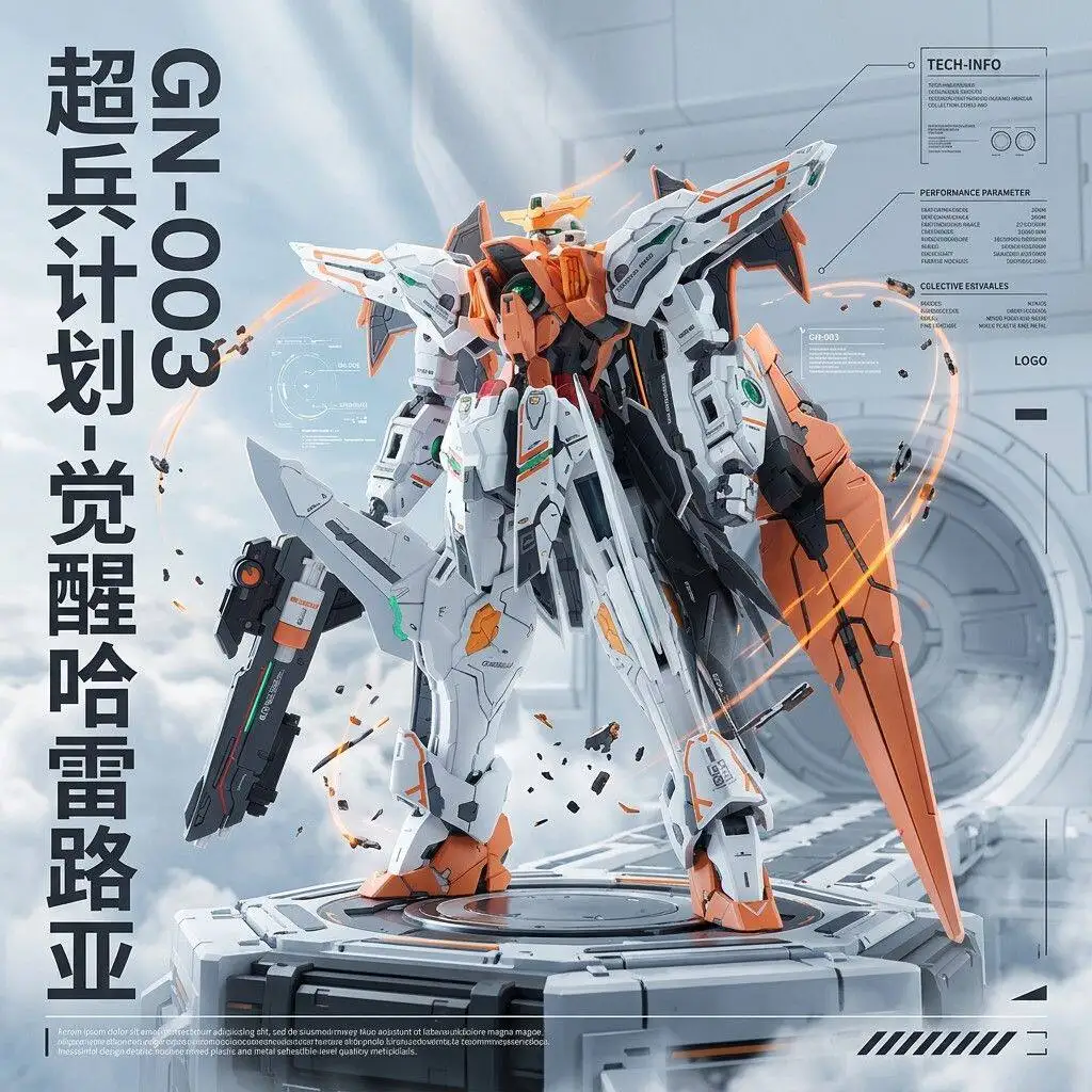 【IN STOCK】Super Soldier Program Model MG 1/100 Kyrios Transformable Mecha Model Kit Allelujah Action Figure Model Toy Gifts
【IN STOCK】Super Soldier Program Model MG 1/100 Kyrios Transformable Mecha Model Kit Allelujah Action Figure Model Toy Gifts