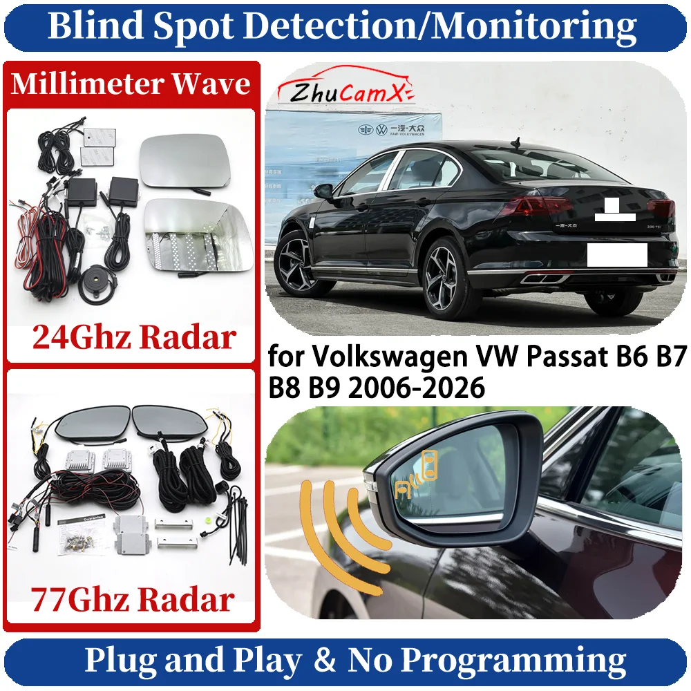 Blind Spot Monitoring/Detection System for Volkswagen VW Passat B6 B7 B8 B9 2006-2026 Night Driving Side Lane Change Safe Assist
Blind Spot Monitoring/Detection System for Volkswagen VW Passat B6 B7 B8 B9 2006-2026 Night Driving Side Lane Change Safe Assist