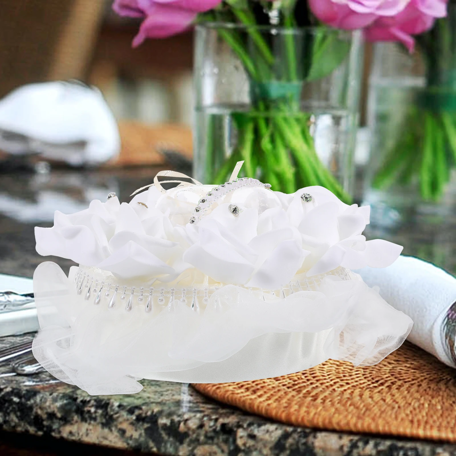 Simulated Flower Ring Box Portable Storage Case for Rings Jewelry Wedding Boxes Engagement Holder Jewellery
Simulated Flower Ring Box Portable Storage Case for Rings Jewelry Wedding Boxes Engagement Holder Jewellery