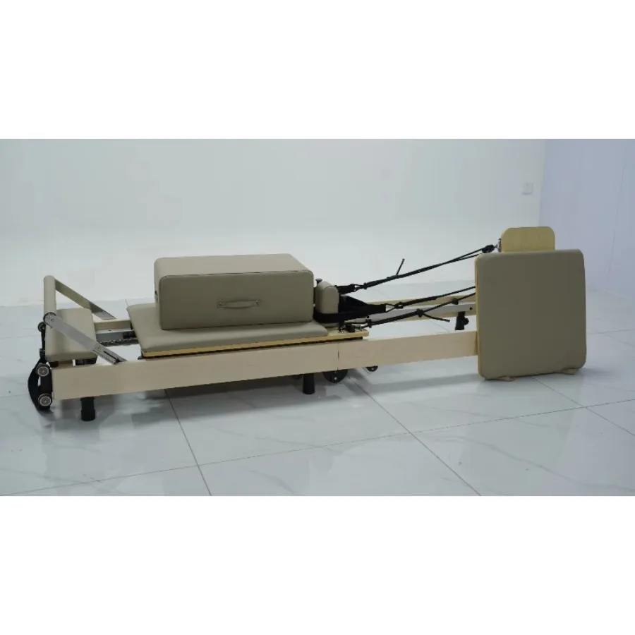 Foldable Pilates Reformer for Yoga Training Body Building Foldable Wood and Aluminium for Studios pilates elevated reformer
Foldable Pilates Reformer for Yoga Training Body Building Foldable Wood and Aluminium for Studios pilates elevated reformer
