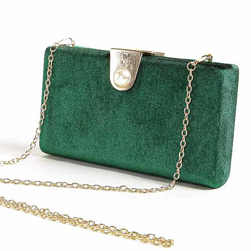 Vintage Simple Design Velvet Clutch Bags Wedding Ball Lardies Green/red Evening Bags with Shoulder Chain Elegant Square Handbags
Vintage Simple Design Velvet Clutch Bags Wedding Ball Lardies Green/red Evening Bags with Shoulder Chain Elegant Square Handbags