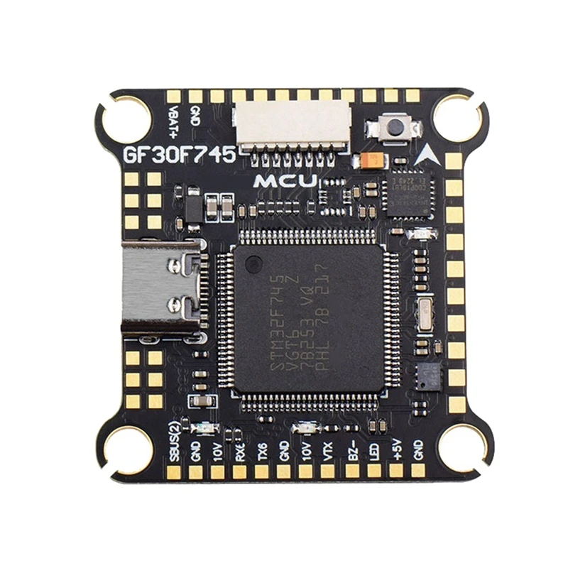 Контроллер полета F745 GF30F745-ICM FPV FC Dual BEC Встроенный барометр OSD для RC FPV Drone
Контроллер полета F745 GF30F745-ICM FPV FC Dual BEC Встроенный барометр OSD для RC FPV Drone