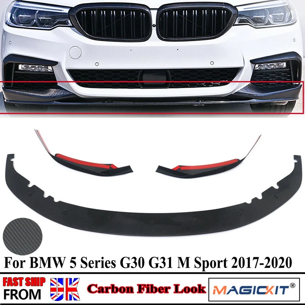 FOR BMW 5 SERIES G30 G31 M SPORT Front Bumper Lip 520d 530i 540i 2017 2018 2019 2020 CARBON Look FRONT SPOILER SPLITTER LIP
FOR BMW 5 SERIES G30 G31 M SPORT Front Bumper Lip 520d 530i 540i 2017 2018 2019 2020 CARBON Look FRONT SPOILER SPLITTER LIP