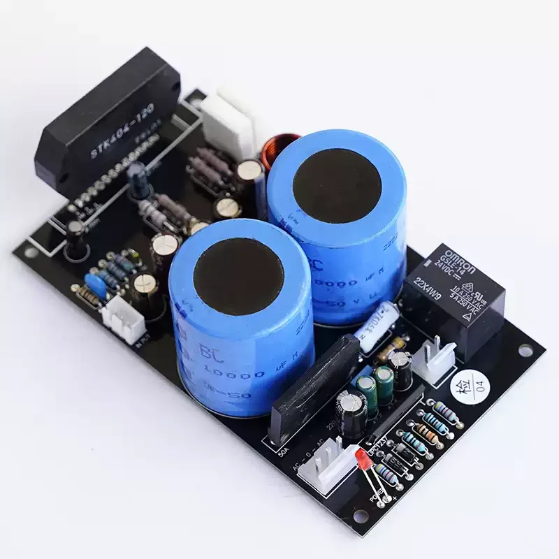 High power thick film STK404-120 fever grade monaural amplifier board finished product
High power thick film STK404-120 fever grade monaural amplifier board finished product