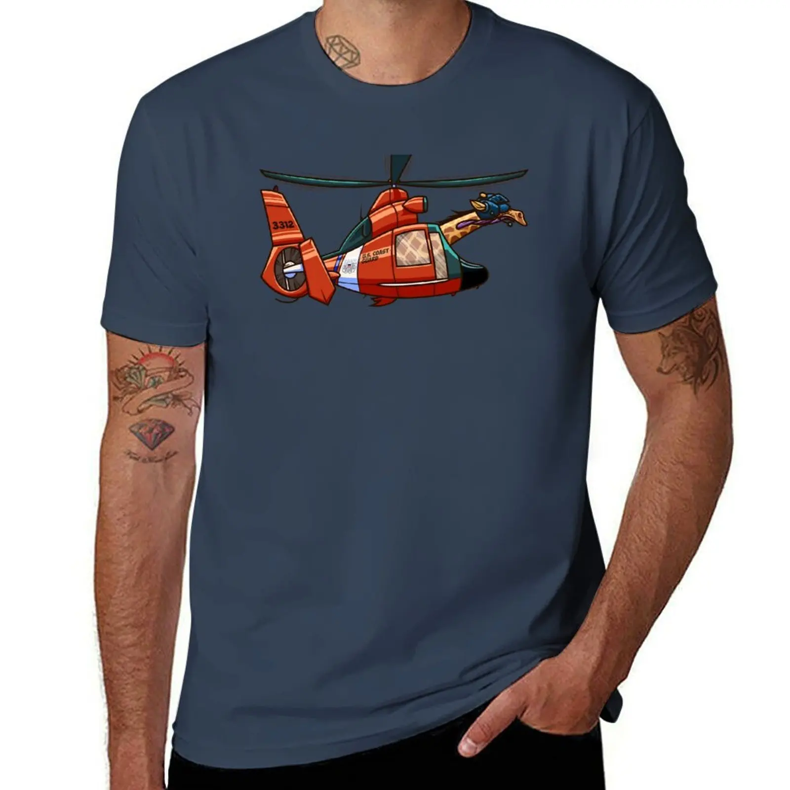 US Coast Guard Giraffe T-Shirt Fashion Pattern Printed Tee Shirt
US Coast Guard Giraffe T-Shirt Fashion Pattern Printed Tee Shirt