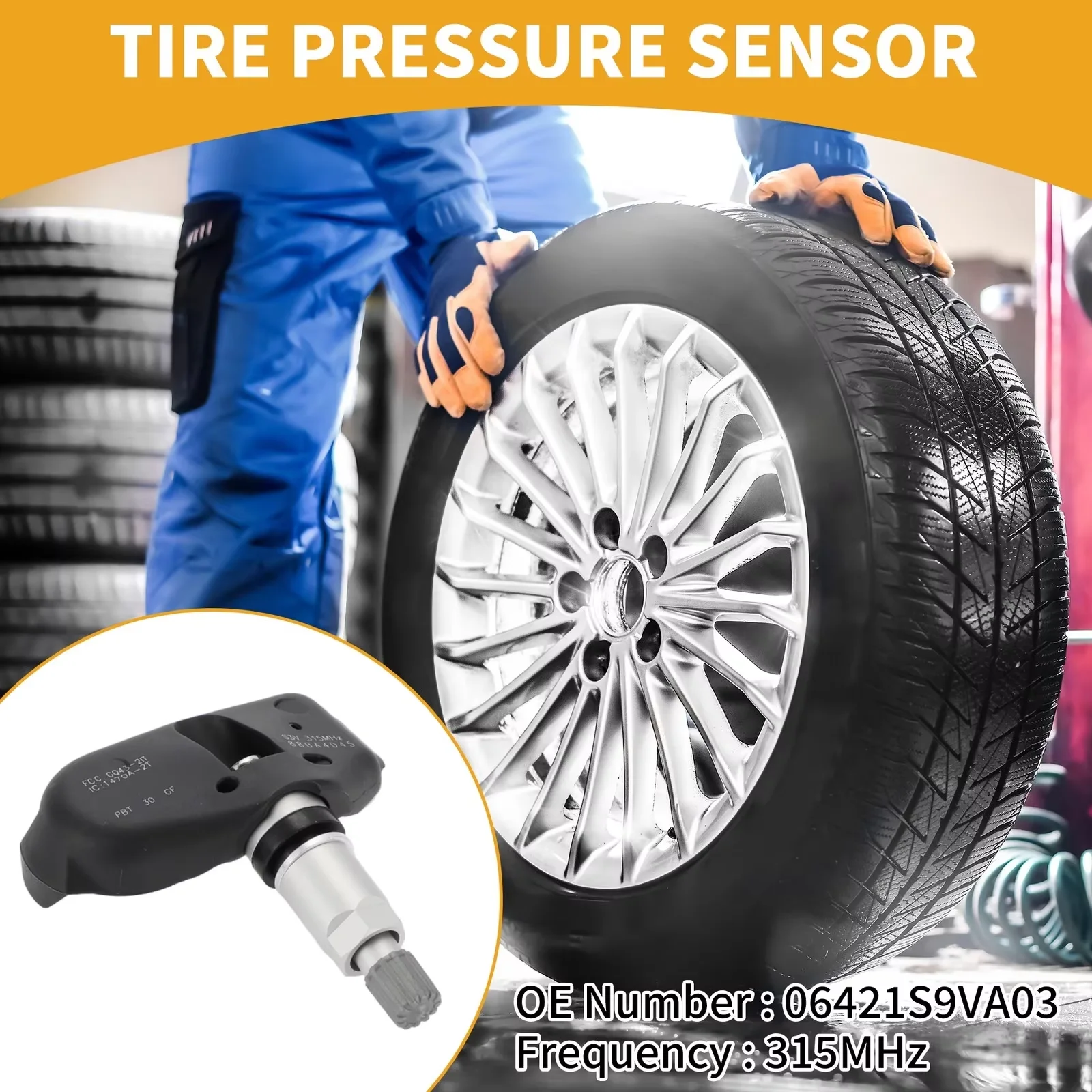 4PCS 06421S9VA03 Tire Pressure Monitoring Sensor TPMS 315MHz for Honda Ridgeline Pilot
4PCS 06421S9VA03 Tire Pressure Monitoring Sensor TPMS 315MHz for Honda Ridgeline Pilot