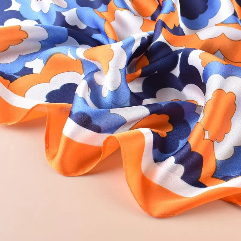 Elegant Korean Style Floral Print Headscarf Silk Simulation Hair Ties Professional Necktie Square Scarf Fashion Accessory
Elegant Korean Style Floral Print Headscarf Silk Simulation Hair Ties Professional Necktie Square Scarf Fashion Accessory
