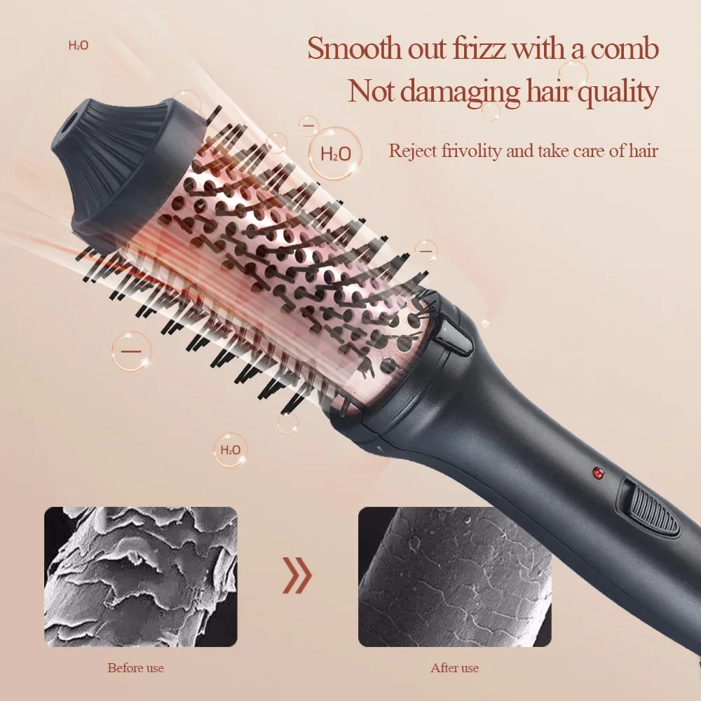 High quality Electric Fluffy Comb Hairdressing Comb Straight Hair Comb Curling Iron Does Not Hurt Hair High Cranial Top Curlin
High quality Electric Fluffy Comb Hairdressing Comb Straight Hair Comb Curling Iron Does Not Hurt Hair High Cranial Top Curlin