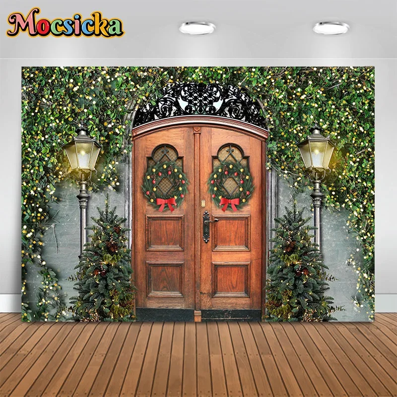 Mocsicka Christmas Photography Background Xmas Tree Brown Wooden Door Happy New Year Party Adult Kids Cake Smash Shooting Props
Mocsicka Christmas Photography Background Xmas Tree Brown Wooden Door Happy New Year Party Adult Kids Cake Smash Shooting Props