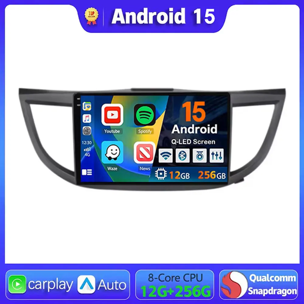 Android 15 Car Radio For Honda CRV CR-V 4 RM RE 2011 2012 2013 2014 - 2018 Navigation GPS Multimedia Video Player Stereo WiFi+4G
Android 15 Car Radio For Honda CRV CR-V 4 RM RE 2011 2012 2013 2014 - 2018 Navigation GPS Multimedia Video Player Stereo WiFi+4G