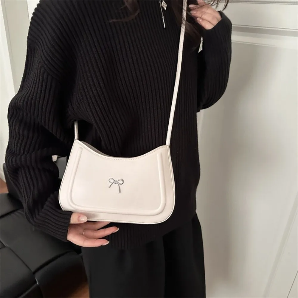 New Y2K Underarm Bag Bowknot PU Tote Handbag Clutch Purse Women
New Y2K Underarm Bag Bowknot PU Tote Handbag Clutch Purse Women