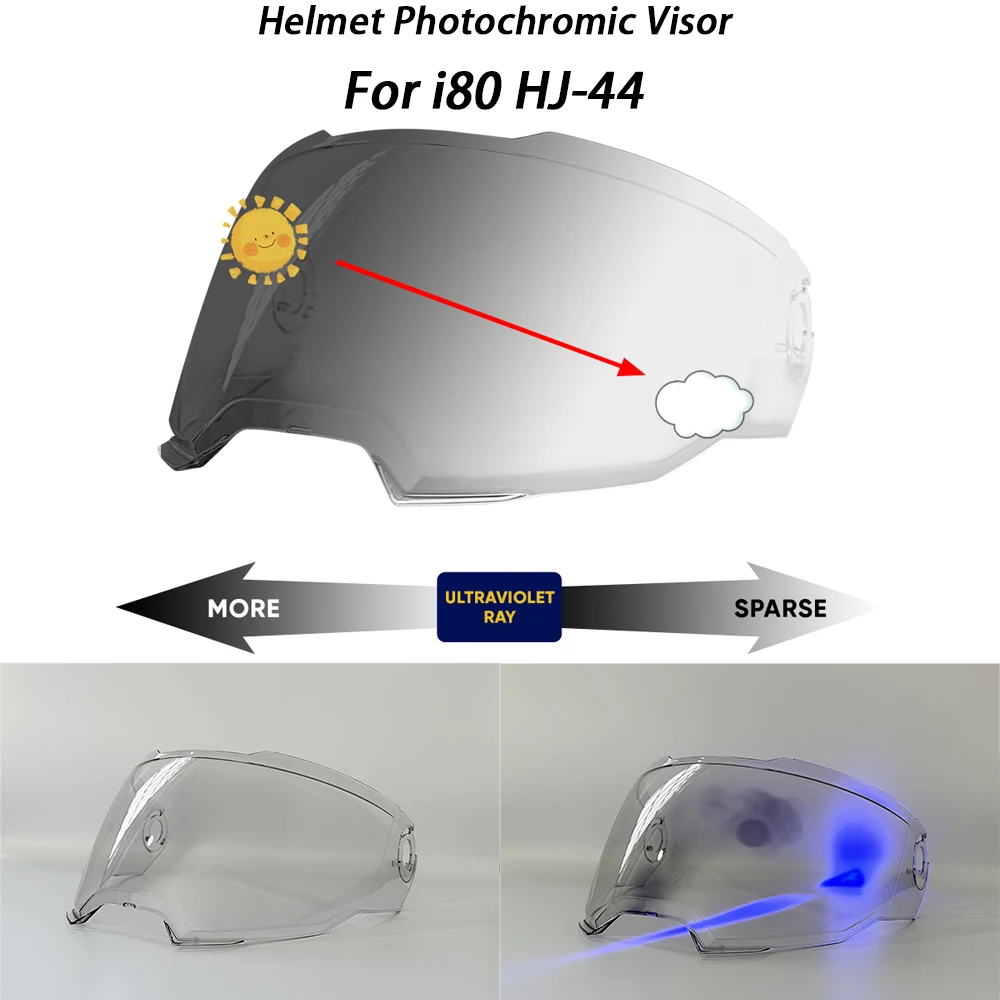 For HJC I80 HJ-44 i80 Helmet Photochromic Visor Face Motorcycle Helmet Shield Lens
For HJC I80 HJ-44 i80 Helmet Photochromic Visor Face Motorcycle Helmet Shield Lens
