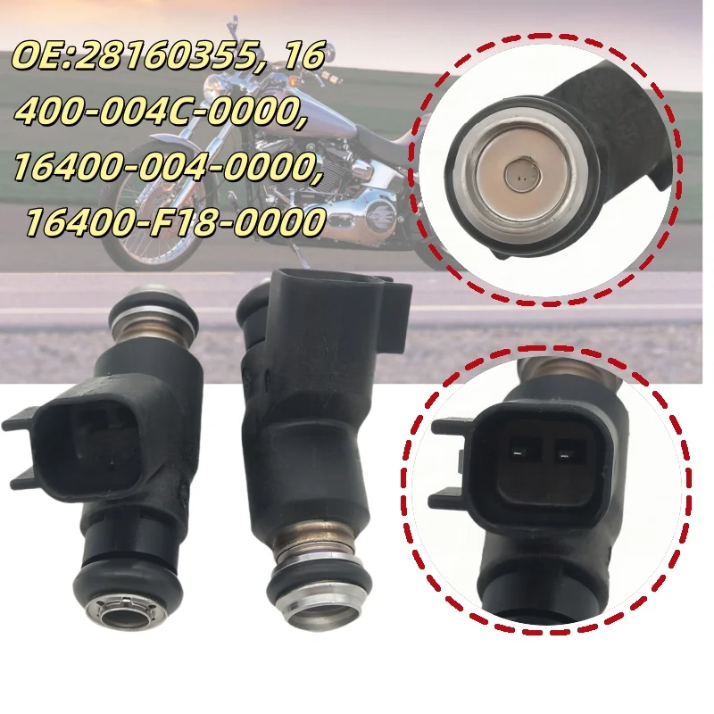 Fuel Injector 2 Holes Compatible 28160355 16400-004C-0000 For Hisun EFI 500 & 550 UTV'S and ATV's Tractor Supply UTVs
Fuel Injector 2 Holes Compatible 28160355 16400-004C-0000 For Hisun EFI 500 & 550 UTV'S and ATV's Tractor Supply UTVs