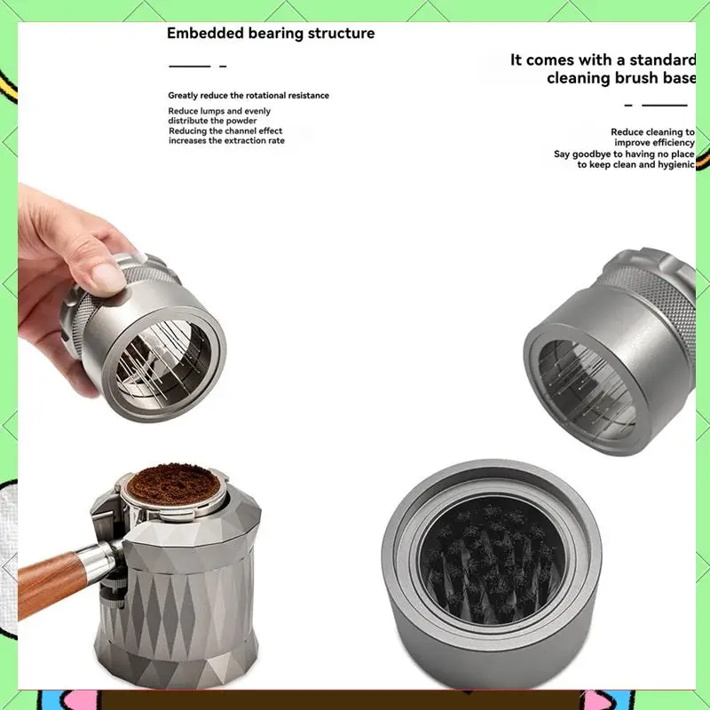 53MM Adjustable Coffee Distributor Anti-Slip Coffee Powder Distributor, Coffee Powder Distributor Needle-BAAQ
53MM Adjustable Coffee Distributor Anti-Slip Coffee Powder Distributor, Coffee Powder Distributor Needle-BAAQ