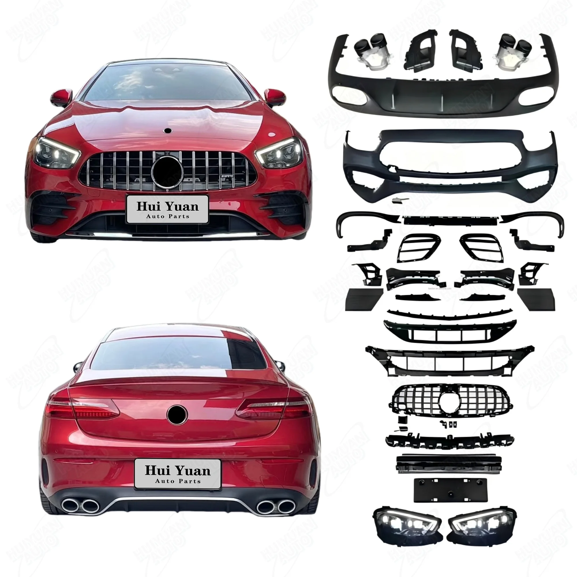 High Quality PP Material BodyKit E53 E63 Coupe 2023 Style Car Bumpers Grille for E-Coupe W238 C238 2017-2023 Bodykit
High Quality PP Material BodyKit E53 E63 Coupe 2023 Style Car Bumpers Grille for E-Coupe W238 C238 2017-2023 Bodykit