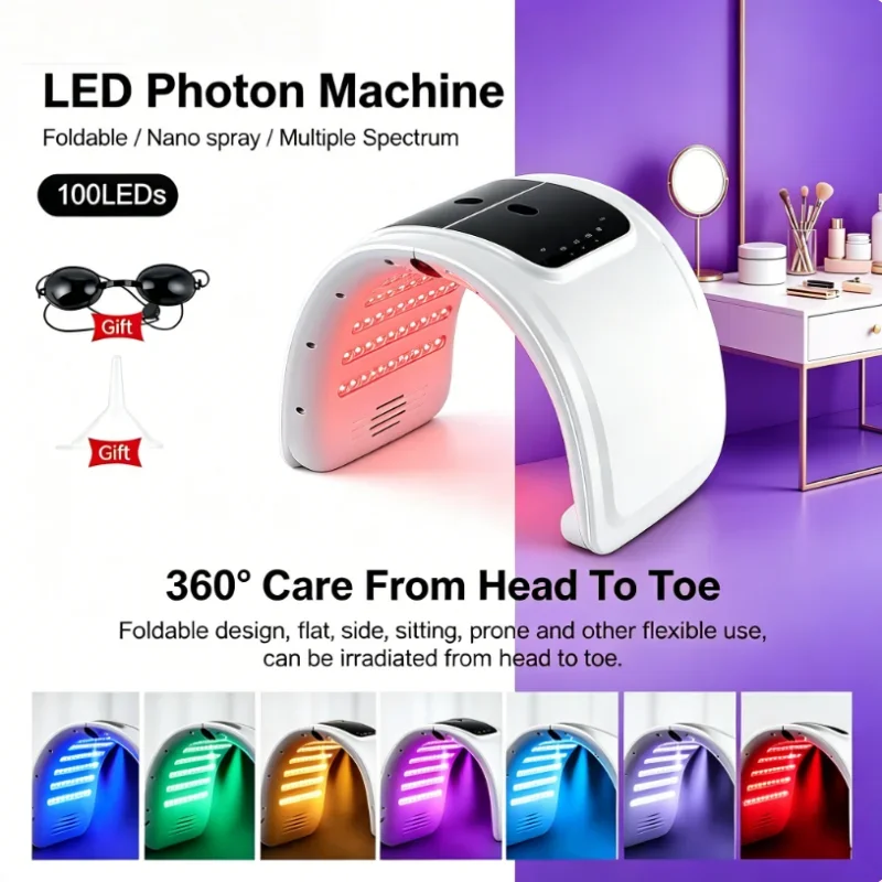Trendy LED Photon Machine With Nano Spray Skin Moisturizing Face Body Mask Salon SPA Home Use Acne Skin Rejuvenation Care
Trendy LED Photon Machine With Nano Spray Skin Moisturizing Face Body Mask Salon SPA Home Use Acne Skin Rejuvenation Care