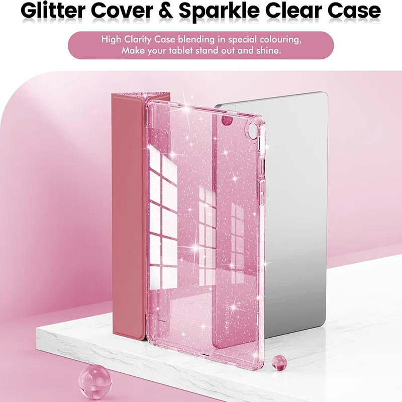 Glitter Tablet Case For Samsung Tab A9 Plus 11 Case compatible A11 Plus 2025 With Pencil Holder Funda for Galaxy Tab A9/A11 8.7
Glitter Tablet Case For Samsung Tab A9 Plus 11 Case compatible A11 Plus 2025 With Pencil Holder Funda for Galaxy Tab A9/A11 8.7