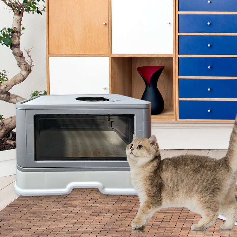 Pet Cat Litter-Box Super Large Fully Enclosed Drawer Type Itch Folding Cat Toilet With Litter-Scooper
Pet Cat Litter-Box Super Large Fully Enclosed Drawer Type Itch Folding Cat Toilet With Litter-Scooper