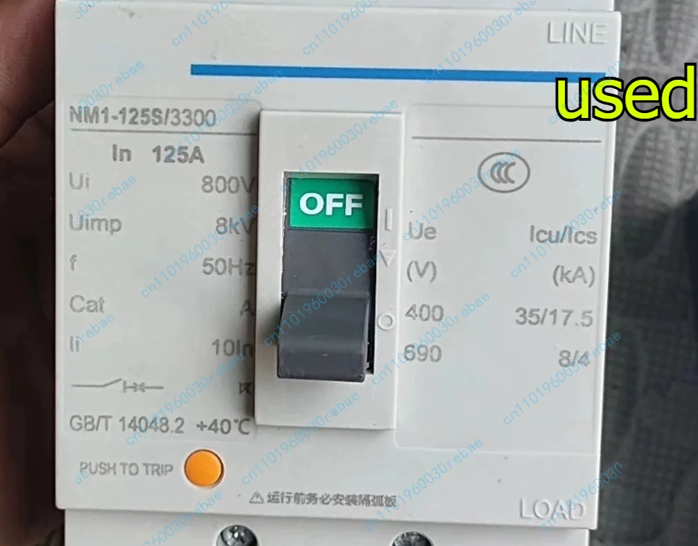 Accessories 1pcs 3p125a air switch nm1 molded case circuit breaker, model nm1-125s/3300 rated current: 125a
Accessories 1pcs 3p125a air switch nm1 molded case circuit breaker, model nm1-125s/3300 rated current: 125a