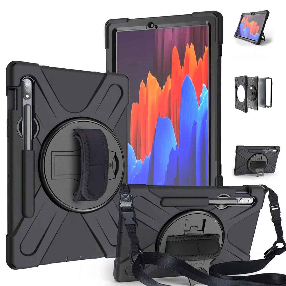 Tab S7 FE Tablet Cases For Samsung Galaxy Tab S8 S7 Plus S8 Plus Case T730 X800 T970 Cover Rotate Hard PC Stand Silicone Shell
Tab S7 FE Tablet Cases For Samsung Galaxy Tab S8 S7 Plus S8 Plus Case T730 X800 T970 Cover Rotate Hard PC Stand Silicone Shell