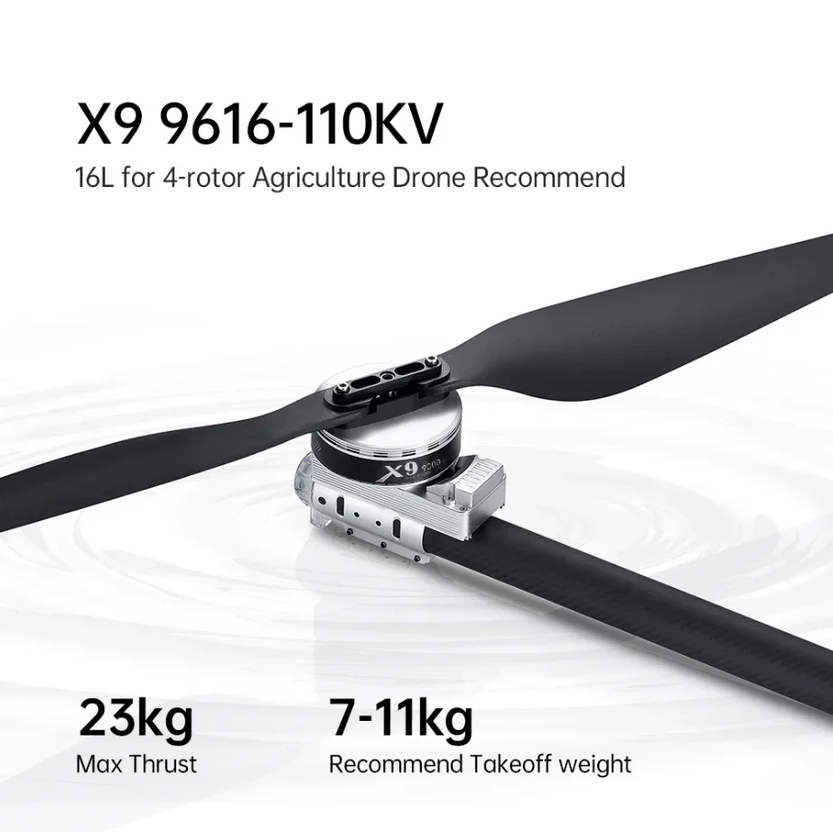 Hobbywing X9 Power System Power Xrotor 110KV 120A Motor with CW/CCW 34inch 3411 Propeller for 16Lmultirotor Agricultural Drone
Hobbywing X9 Power System Power Xrotor 110KV 120A Motor with CW/CCW 34inch 3411 Propeller for 16Lmultirotor Agricultural Drone