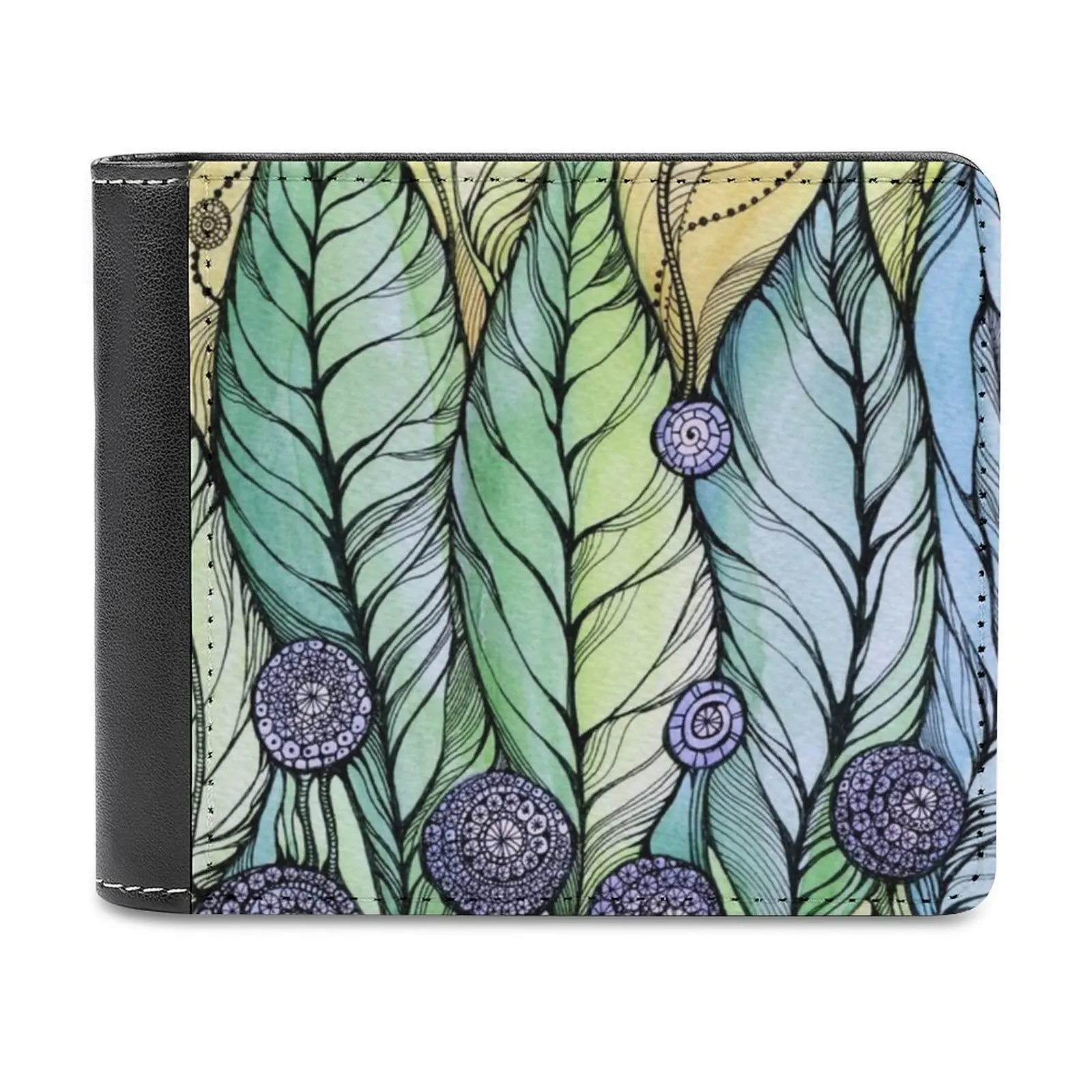 Dandelions.Hand Ink And Pen Watercolor On Textured Paper Leather Wallet Men's Wallet Diy Personalized Purse Father'S Day Gift
Dandelions.Hand Ink And Pen Watercolor On Textured Paper Leather Wallet Men's Wallet Diy Personalized Purse Father'S Day Gift