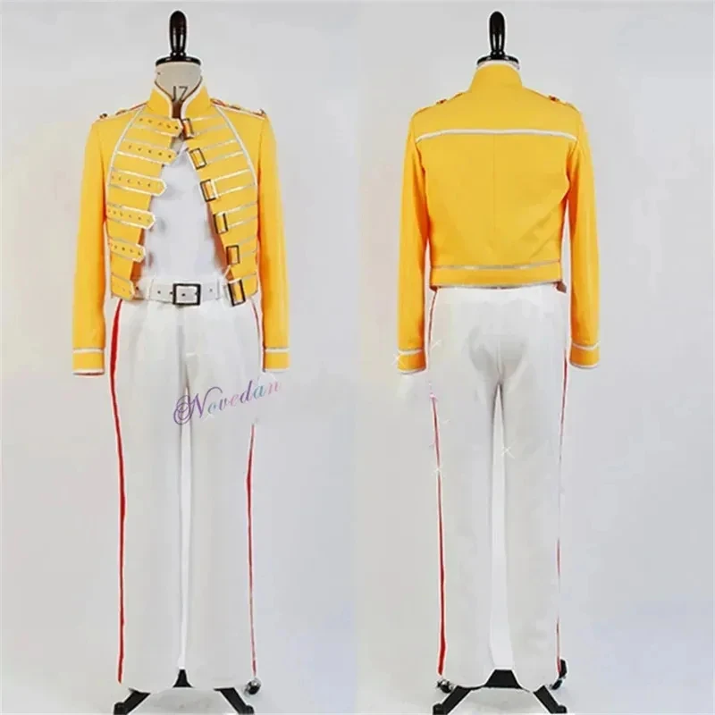 ★Halloween Cosplay Costume Queen Lead Vocals Freddie Mercury DJ Singer Ballroom Dance Stage Yellow J♥ All corners of the country
★Halloween Cosplay Costume Queen Lead Vocals Freddie Mercury DJ Singer Ballroom Dance Stage Yellow J♥ All corners of the country